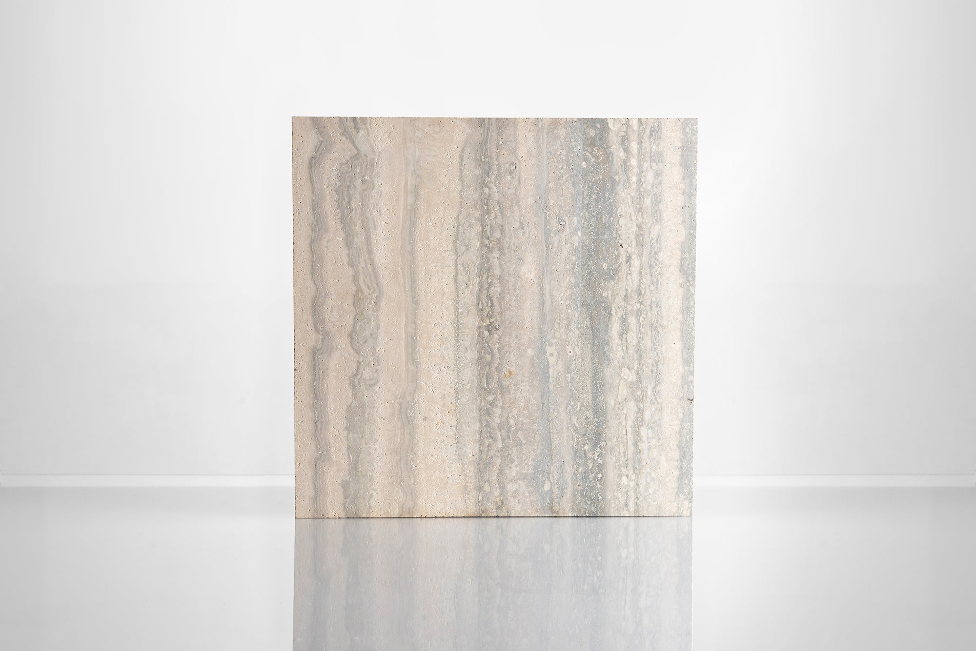 Silver Travertine - Honed + Cement Filled