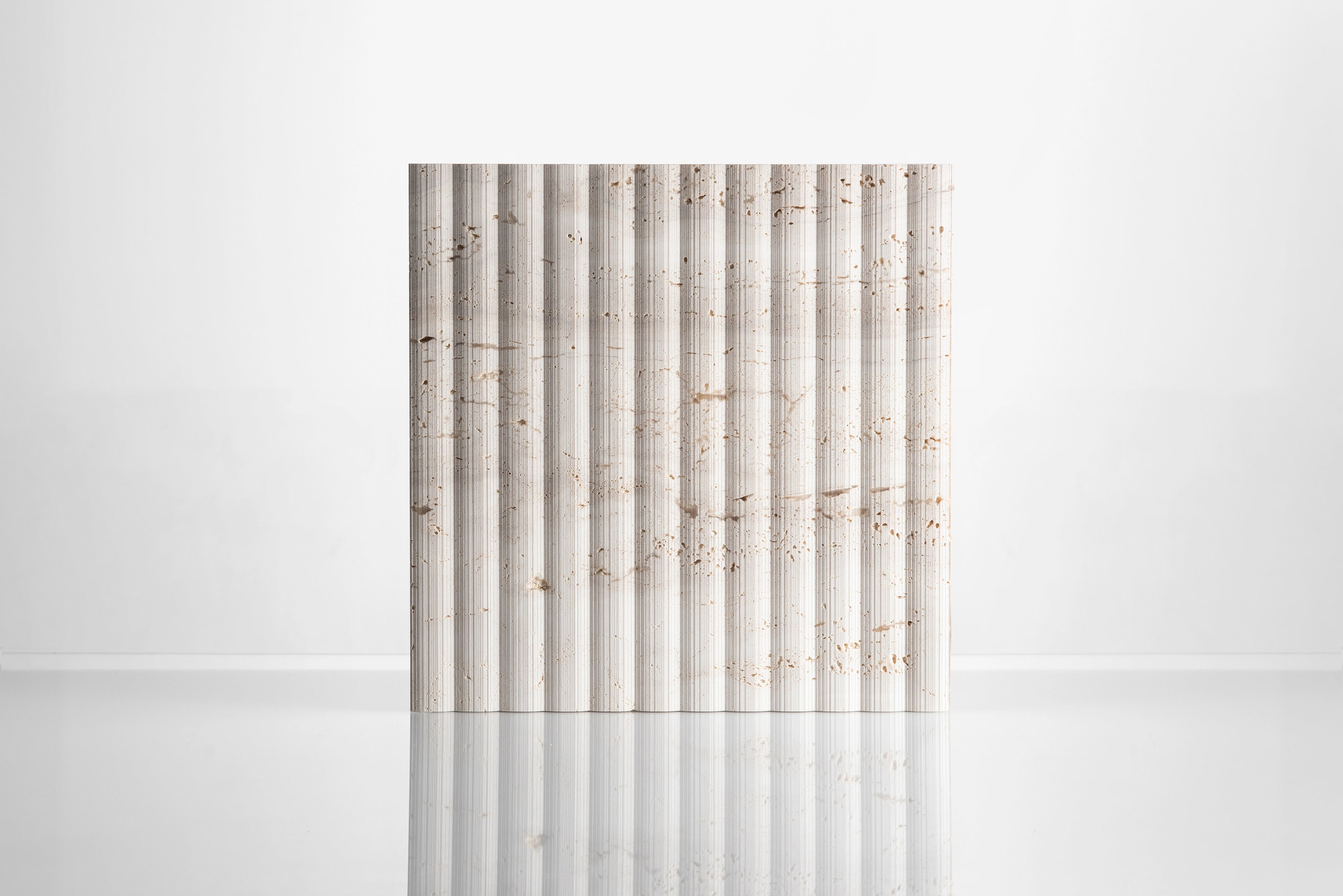 Bianco Alba - Fluted + Sawn