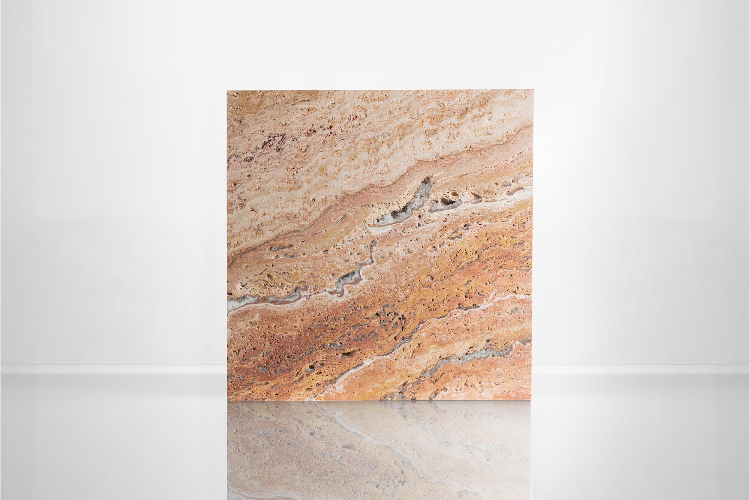 Rosso Fiama - Brushed + Unfilled